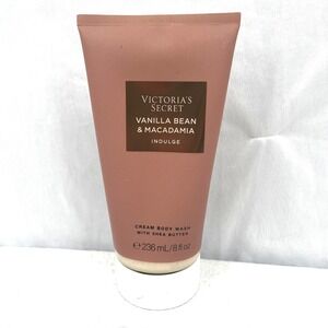 Victoria's Secret VANILLA BEAN & MACADAMIA Indulge Creamy Body Wash 8 fl oz